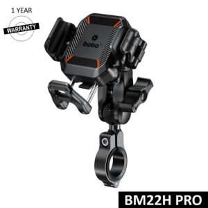 BOBO BM22H (or BM22M) PRO Handlebar (or Mirror) Mount Anti-Vibration Anti-Theft Bike / Cycle Phone Holder Motorcycle Mobile Mount