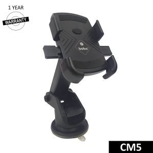 BOBO Universal Telescopic Windshield Mount Dashboard Car Phone Holder, With Reusable Gel Based Suction Cup