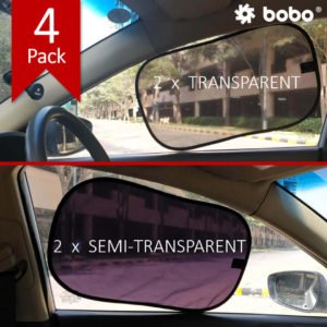 New Generation Sun Shade - 80 GSM with 15s Static Film (Highest Possible) for Full UV Protection - Universal Fit (For All Cars)